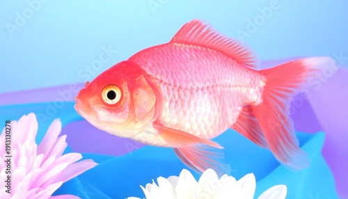 Goldfish Swimming in Water