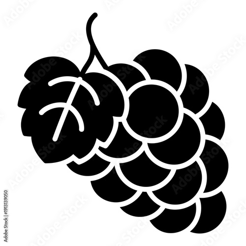 Icon of a bunch of grapes
