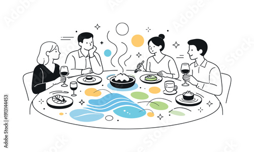 Immersive Dining Experience. Food as an experience and immersive