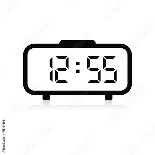1255 clock icon line