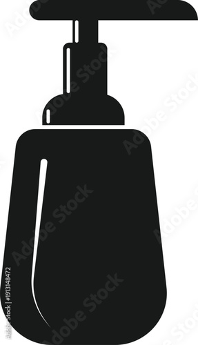 Antibacterial Sanitizer Bottle Illustration – Medical Hygiene Concept