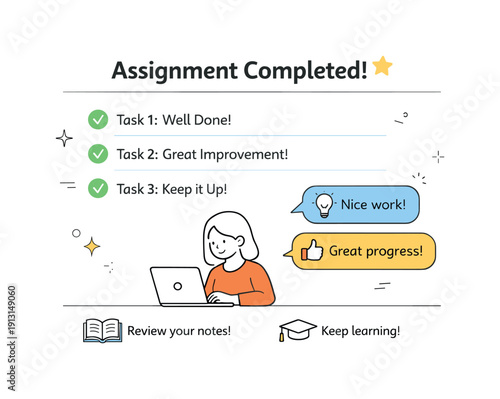 Feedback Success. Online homework portal