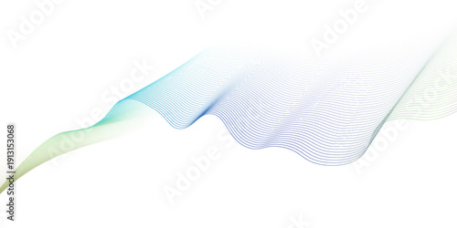 Abstract colorful glowing wave lines background. Blending gradient colors. Digital frequency track equalizer. Abstract frequency sound wave lines and technology curve lines background.
