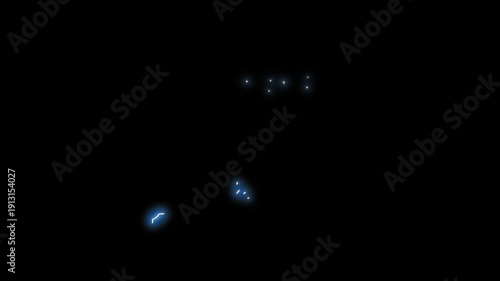 Flash FX electric animation with hand drawn lightning bursts, glowing thunder arcs and explosive cartoon energy effects on black screen perfect for anime scenes, VFX or action transitions