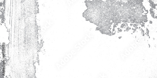 Grungy white wall with distressed texture and peeling paint abstract background.