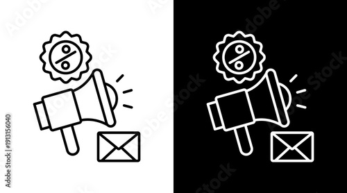 ADVANCEMENT  White Icon Set Design