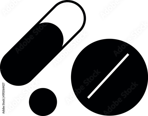 Nutrition icons set – vitamins, minerals, healthy food symbols