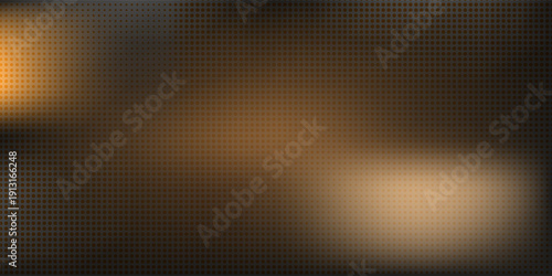 Yellow halftone pattern. Retro comic gradient background. Bright orange pixelated dotted texture overlay. Cartoon pop art faded gradient pattern. Vector backdrop for poster, banner, advertisement