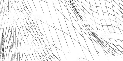 A crumpled checkered paper with dotted lines on a white background fits study aids. Its textured grid supports math or recycling lessons effectively. eps 10