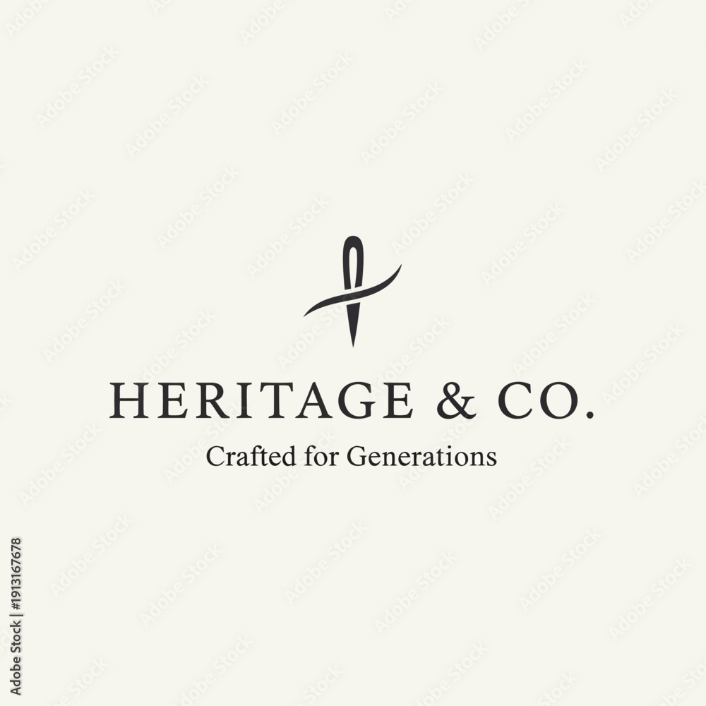 Fototapeta premium Heritage and Co Logo Design Element.
