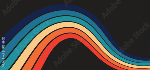 Abstract rainbow wave vector 
