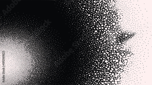 Halftone dots pattern background