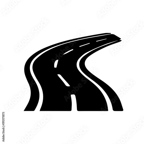 Road Icons, Highway and Route Line Symbols