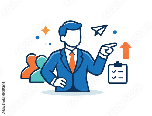 Body language in leadership shown as subtle nonverbal communication where hand gestures and body alignment suggest clarity, confidence, and