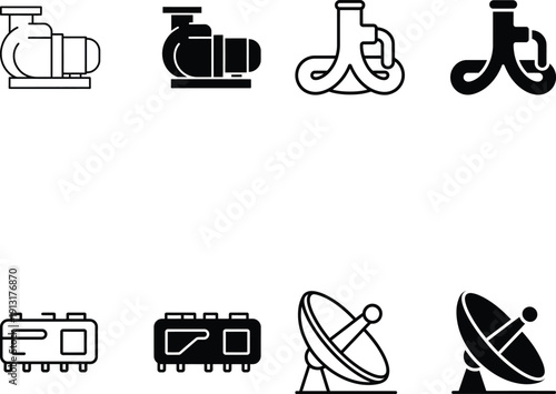 Industrial Equipment Icons