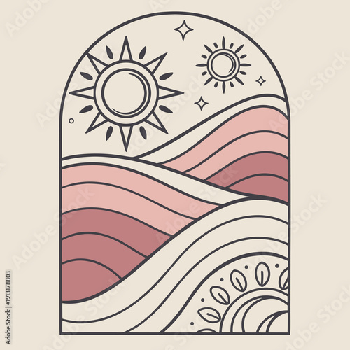 Elegant spa logo design featuring flowing lines and a serene aesthetic perfect for luxury resorts and wellness centers branding