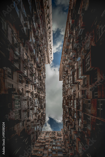 Canvas Print Monster Building In Hong Kong