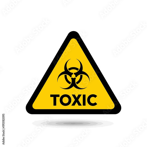 Biohazard Toxic Warning Sign Triangle