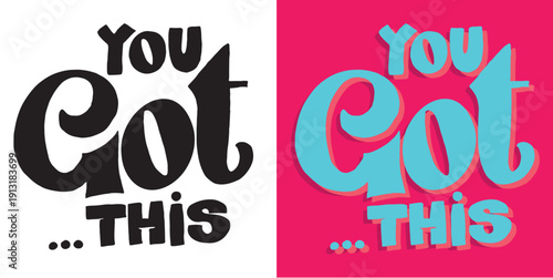 Trendy hand drawn doodle lettering quote sticker. Lettering for t-shirt design, mug print, bag print, clothes fashion. 100% hand drawn vector image.
