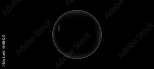 Light frame smartphone icon interface isolated for dark theme. White UI square and circle banner collage with glow stroke abstract black background