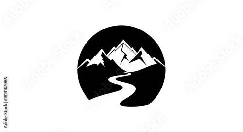 Vector illustration of a human head silhouette featuring a footprint and face design integrated with a 3D globe map icon to represent a global travel and ecology business concept