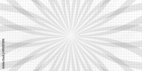 Comic book action lines background. Manga speed frames, superhero action. Black and white vector retro illustration
