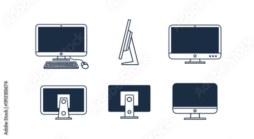 All One Line soft tone color vector