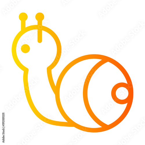 snail gradient icon