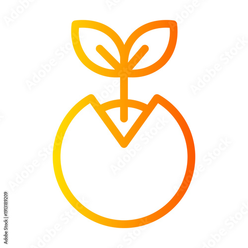 sprout gradient icon