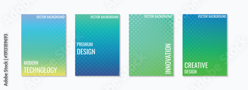 Modern abstract cover design with geometric shapes and smooth gradients. Ideal for brochures, flyers, or business branding templates. Minimal and trendy visual identity.