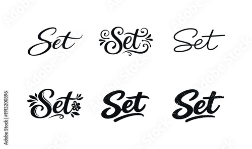 Joyful Lettering Variations. No metrics for joy lettering. Set lettering. harmonious lettering variations of the same emblematic concept, each with different