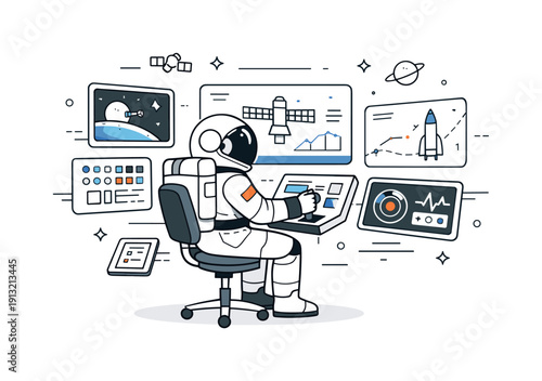 Astronaut Simulation Exercise. Astronaut training