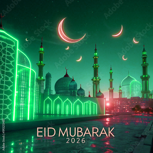 eid mubarak greeting card