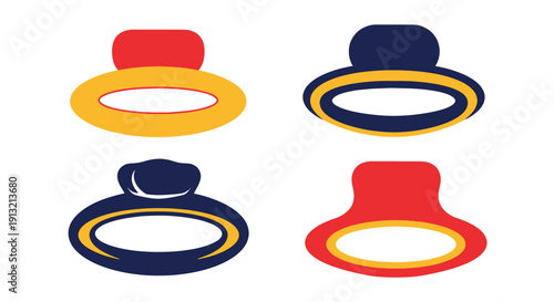 Bun Holder Line art abstract smooth elegant illustration