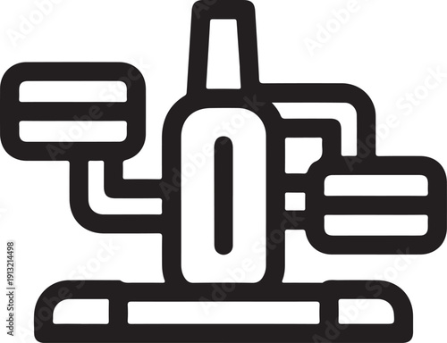 Black and white of bicycle pedals and crank bicycle crank cycling bike parts fitness