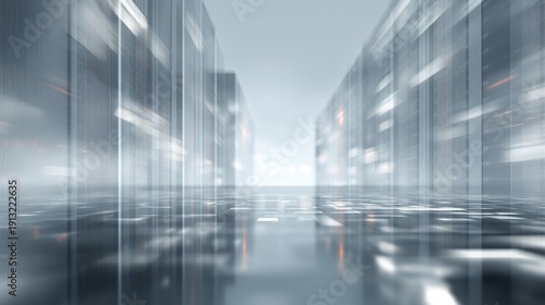 Wallpaper Mural Secure digital environment layered with data structures and virtual pathways Torontodigital.ca