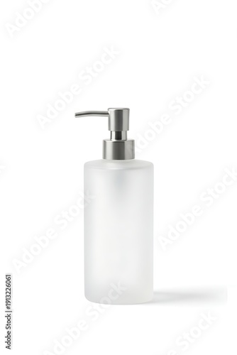 bottle of perfume isolated on white