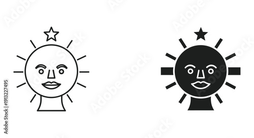 Elderly scientist weighing gold bars precise measurement vector illustration