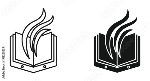 Scientist presenting graph on screen with idea vector illustration