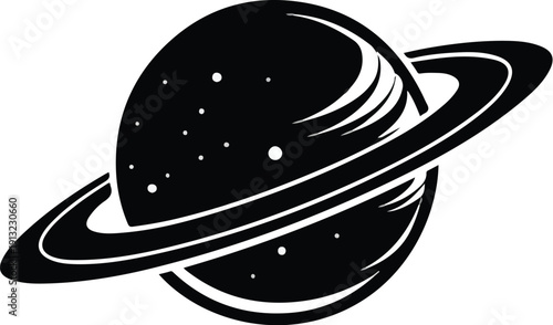 Saturn Planet Silhouette