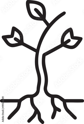 Vector illustration of a black silhouette of a man with a sword and a woman in a dance jump featuring calligraphy art and a kanji symbol