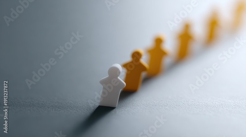 Business growth and success driven by human capital, teamwork and productivity concept