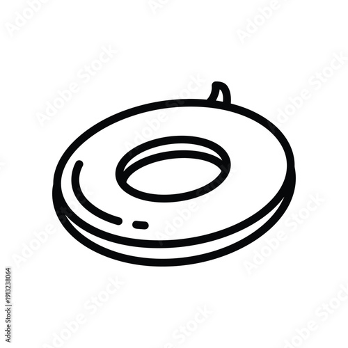 Simple illustration of a coiled spring with a hook attachment