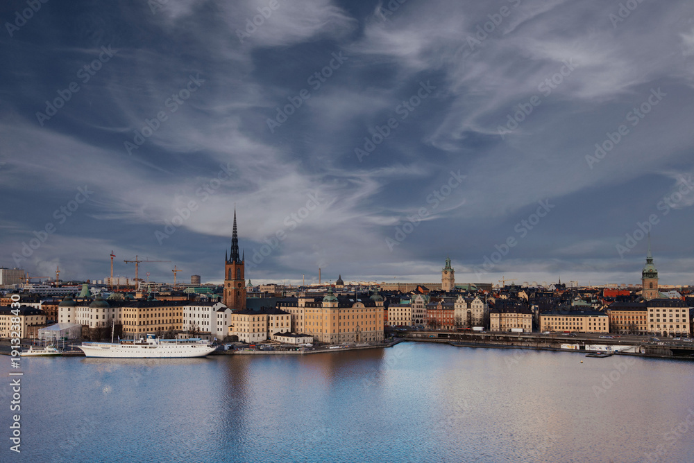 Fototapeta premium Stockholm, Riddarholmen view