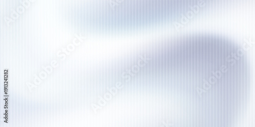 Monochrome waves with transparent vertical layering and soft opacity shifts. Abstract distorted glass effect, minimal and textured in grayscale palette. Vector illustration for futuristic design