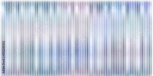 Vector ribbed glass texture background. grey white blue purple ribbed glass. Natural color. Mesh gradient. acrylic ribbed bath surface. Ribbed glass background semitransparent overlay. Bath wall