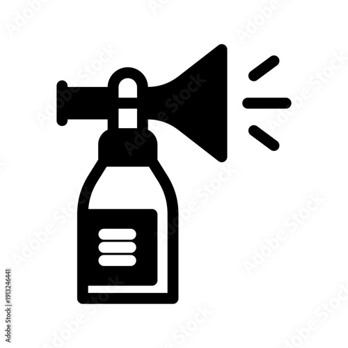 Air horn icon vector illustration from Coast Guard set
