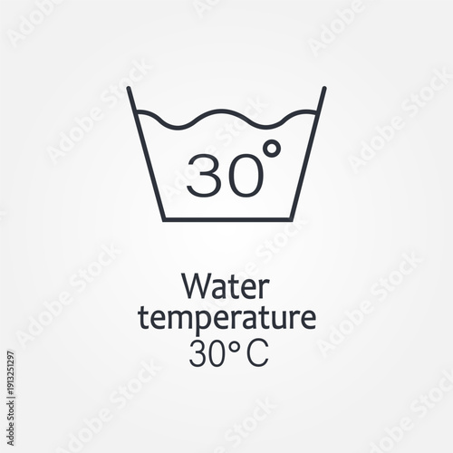 Laundry textile care instruction, textile washing. Machine, hand wash signs, dry cleaning and bleaching guide vector. Care clothes signs. Illustration of laundry icons instruction