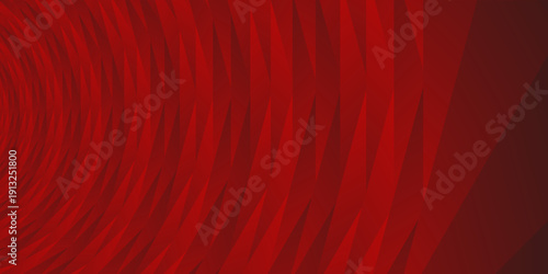 Curved lines in red shades, dark abstract background with shift lens effect eps10