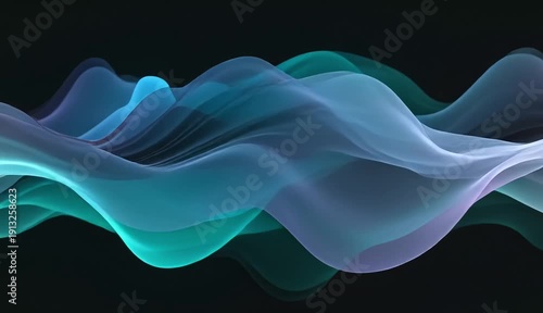 A mesmerizing blend of vibrant colors flowing in a dynamic abstract pattern